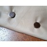 Lot de 2 étoiles décoratives - Nickelé - cuirenstock