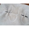 Lot de 2 étoiles décoratives - Nickelé - cuir en stock