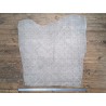 Peau de veau velours beige - arlequin - paillettes - maroquinerie - cuirenstock