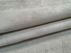 Peau de veau velours beige - arlequin - paillettes - maroquinerie - cuirenstock