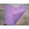 Peau de veau velours lila - arlequin - paillettes - maroquinerie - cuir en stock