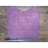 Peau de veau velours lila - arlequin - paillettes - maroquinerie - cuirenstock