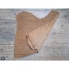 Peau de veau velours - brun tabac- maroquinerie - ameublement - Cuir en Stock