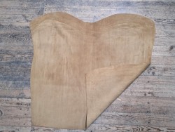 Peau de veau velours - brun clair - maroquinerie - ameublement - Cuirenstock