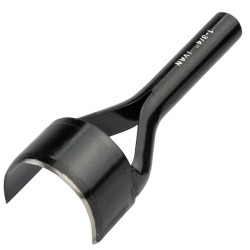 Poinçon professionnel pour sangles - Coupe arrondie 45mm - IVAN - emporte pièce a frapper - Cuir en Stock