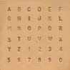 Jeu de matoirs alphabet et chiffres 37 pièces – 6,5 mm – marquage cuir tannage végétal – Ivan