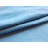Peau de veau velours bleu - maroquinerie - ameublement - Cuir en Stock