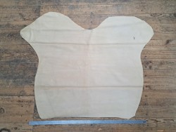 Peau de veau velours - écru - maroquinerie, vêtement - Cuir en stock