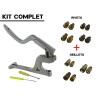 Kit complet - Pince presse d'établi + matrices pour pose d'accessoires - Rivets et Œillets - Cuir en Stock