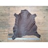 peau de cuir de mouton - crocodile - marron - maroquinerie - Cuir en stock