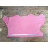 Demi-peau de cuir de vachette grainée - Rose - Cuir en Stock