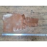 Lot de 2 peaux de cuir de lézard - C - Gris clair/Brun clair