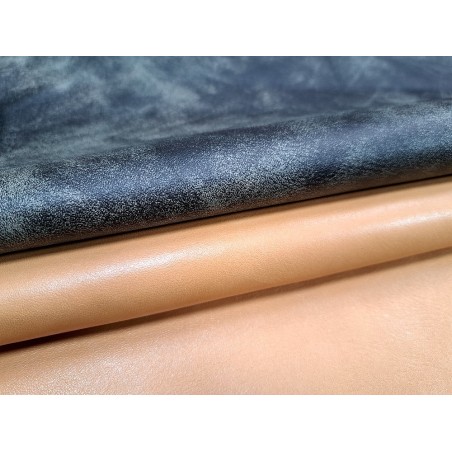Lot de 2 peaux de cuir d'agneaux - i - cuirenstock