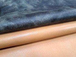 Lot de 2 peaux de cuir d'agneaux - i - cuirenstock