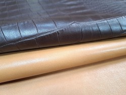 Lot de 2 peaux de cuir petit prix - Bonnes affaires - Cuir en Stock