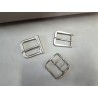 LOT de 3 boucles de ceinture - M - Nickelé - 30mm / 35mm / 40mm