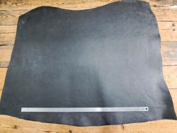 Demi collet de vache tannage végétal - Noir