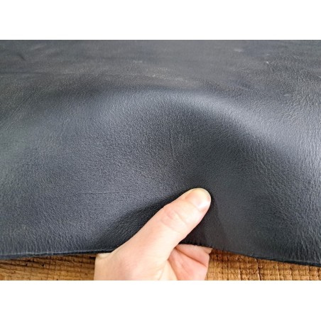 Demi collet de vache tannage végétal - Noir