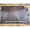 Collet de vache tannage végétal - Marron - Cuir en Stock
