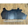 Demi-peau de cuir de veau BOX lisse - tannage ferme - bleu nuit - Cuir en Stock