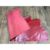 Demi-peau de cuir de veau BOX lisse - tannage ferme - rouge - Cuir en Stock
