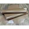 Demi-peau de cuir de veau BOX lisse - tannage ferme - AMANDE - Cuir en Stock