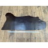 Demi-peau de cuir de veau BOX lisse - tannage ferme - marron chocolat - Cuir en Stock