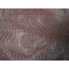 peau de cuir lézard - sépia - accessoire bijoux - cuir en stock