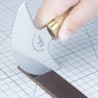 Couteau à tête ultra-professionnel en acier inoxydable – outil de coupe cuir - Cuir en Stock