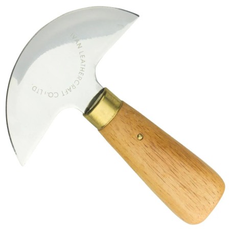 Couteau à tête ultra-professionnel en acier inoxydable – outil de coupe cuir - Cuir en Stock