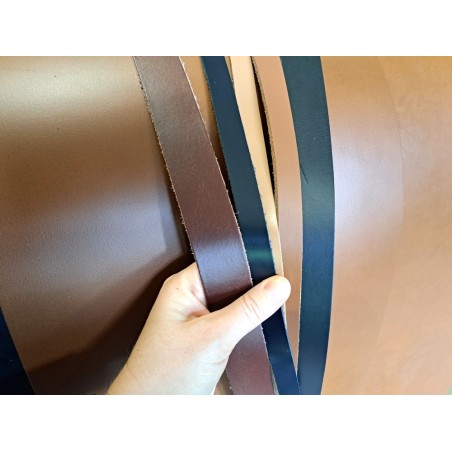 Lot de 5 bandes de cuir classique ou à effet - 2ème choix