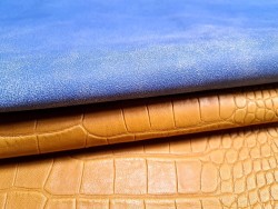 Lot de 2 peaux uniques - Cuir de moutons -K- Cuir en Stock