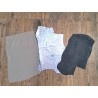 Lot de 3 peaux de cuir stretch - Cuir en Stock