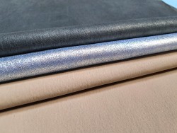 Lot de 3 peaux de cuir stretch - Cuir en Stock