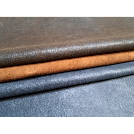 Lot de 3 peaux de cuir stretch - Cuir en Stock