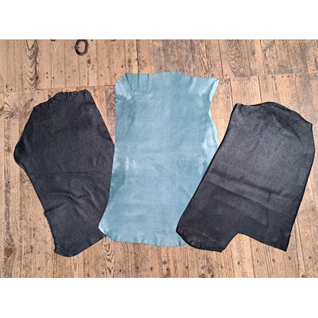 Lot de 3 peaux de cuir stretch - Cuir en Stock