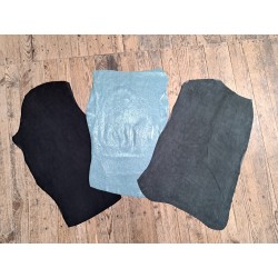 Lot de 3 peaux de cuir stretch - Cuir en Stock