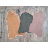Lot de 3 peaux de cuir stretch - Cuir en Stock