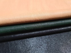 Lot de 3 peaux de cuir stretch - Cuir en Stock