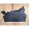 Demi peau de veau grainé - noir - maroquinerie - ameublement - Cuirenstock