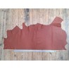 Demi peau de veau grainé - brun rouge - maroquinerie - cuirenstock