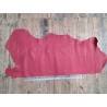 Demi peau de cuir de veau - framboise - Maroquinerie - Cuir en stock
