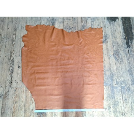 Peau de cuir de crocodile bleu marine mat - Cuir en stock