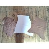 Lot de 3 peaux de cuir stretch - Cuir en Stock