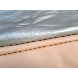 Lot de 2 peaux uniques - Cuir d'agneau et de mouton -L - Cuir en Stock