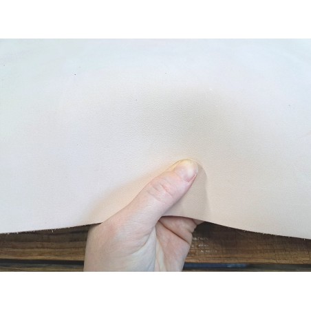Collet de vache tannage végétal nubuck - Beige