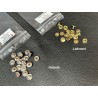 Lot de 5 boutons pression Line 16 – 10 mm - nickelé - Cuir en Stock