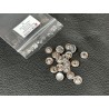 Lot de 5 boutons pression Line 16 – 10 mm - nickelé - Cuir en Stock