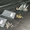 Lot de 5 boutons pression Line 16 – 10 mm - nickelé - Cuir en Stock