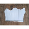 Demi peau de cuir de veau - blanc - Cuir en Stock